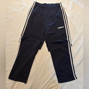 Adidas, navy blue small athletic pants
